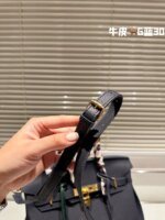 Hermès Birkin Togo Calf Gold Hardware Midnight blue size: 30Cm/ 25Cm - Image 7