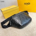 Korean style black waist bag - Image 3