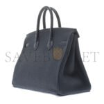 HERM�S MASTER BIRKIN 25 CROCODILE AND TOGO LEATHER ROYAL BLUE SILVER BUCKLE H076216CK40 (25*20*13cm) - Image 2