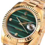 ROLEX DATEJUST MALACHITE DIAL MECHANICAL WATCH 18238 - Image 2