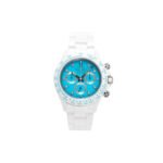 ROLEX DAYTONA BLUE AND WHITE CERAMIC WATCH N4130