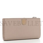 PRADA VITELLO DAINO TRIANGLE CONTINENTAL ZIP WALLET NINFEA (16*10*2cm) - Image 3