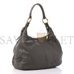 PRADA SOFT CALF HOBO BAMBU GREY (32*29*14cm) - Image 2