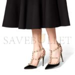 VALENTINO PATENT ROCKSTUD CAGED PUMP 100MM 5W2S0393VNW_N91 - Image 2