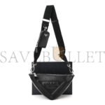 PRADA GRACE LUX TRIANGLE SHOULDER BAG BLACK (25*15*11cm) - Image 2