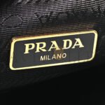 PRADA RE-NYLON DUET DRAWSTRING SHOULDER BAG BLACK (23*18*11cm) - Image 5