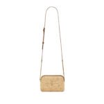 YSL GABY ZIPPED POUCH IN RAFFIA 774293GAAEE2080 (18*13*3.5cm)