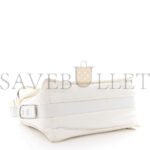 PRADA RE-NYLON SMALL PADDED SHOULDER BAG WHITE (23*16*11cm) - Image 3