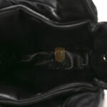 PRADA SOFT NAPPA SMALL PADDED SHOULDER BAG BLACK (30*25*11cm) - Image 4