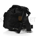 PRADA NYLON VELA MEDIUM BACKPACK BLACK (29*29*14cm) - Image 3