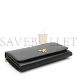 PRADA VITELLO MOVE CONTINENTAL FLAP WALLET BLACK (21*11*2cm) - Image 3