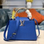 Louis Vuitton Taurillon and Python-skin Capucines BB N98387 N97980 - Image 2