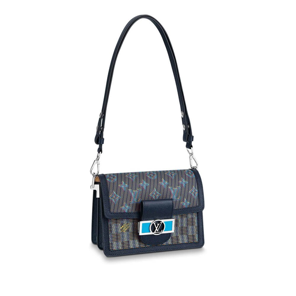 f207fba4921d53a7bd85e4d53c02b7b41818fc96 Louis Vuitton Printed Calf Leather Mini Dauphine M55454 - Image 1