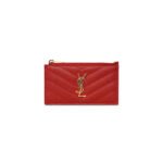 YSL CASSANDRE MATELASS� FRAGMENTS CARD CASE IN GRAIN DE POUDRE LEATHER�607915BOW016008 (13*8*2cm)
