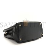 PRADA SAFFIANO MEDIUM GALLERIA DOUBLE ZIP TOTE BLACK (34*24*15cm) - Image 3