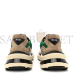 PRADA SPAZZOLATO ROIS BIKE FABRIC MENS SNEAKERS 11 QUARZO MANGO - Image 5