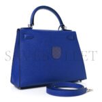 HERM�S MASTER EPSOM KELLY SELLIER 28 BLEU ELECTRIQUE (28*22*10cm) - Image 3