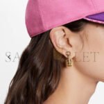 LOUIS VUITTON LOCK IT EARRINGS M00405 - Image 2