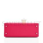 HERM�S MASTER KELLY 28 ROSE EXTREME PINK EPSOM SELLIER BAG (28*22*10cm) - Image 4