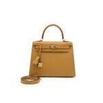 HERM�S MASTER SESAME EPSOM KELLY 28 SELLIER GOLD HARDWARE (28*22*10cm)