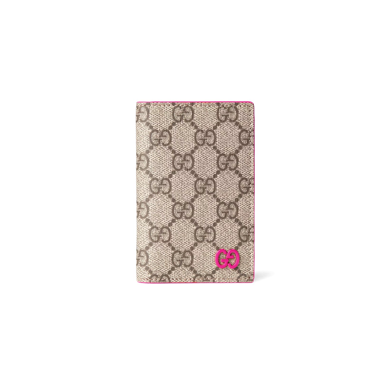 f3f5c1dba919b4dda34b50363f59332e07a52e7c GUCCI PINK INTERIOR GG LONG CARD CASE ��768249 (15*12cm) - Image 1