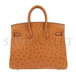 HERM�S MASTER BIRKIN 30 OSTRICH LEATHER EARTHY YELLOW GOLD BUCKLE H041933CK69 (30*22*16cm) - Image 2