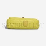 CHANEL 19 FLAP BAG LAMB LIME YELLOW AS1160 (26*16*9cm) - Image 5