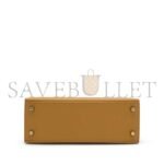 HERM�S MASTER SESAME EPSOM KELLY 25 SELLIER GOLD HARDWARE (25*17*7cm) - Image 4