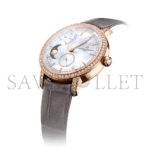 VACHERON CONSTANTIN TRADITIONNELLE SERIES MOON PHASES 36MM PINK GOLD WATCH 83570/000R-9915 - Image 4