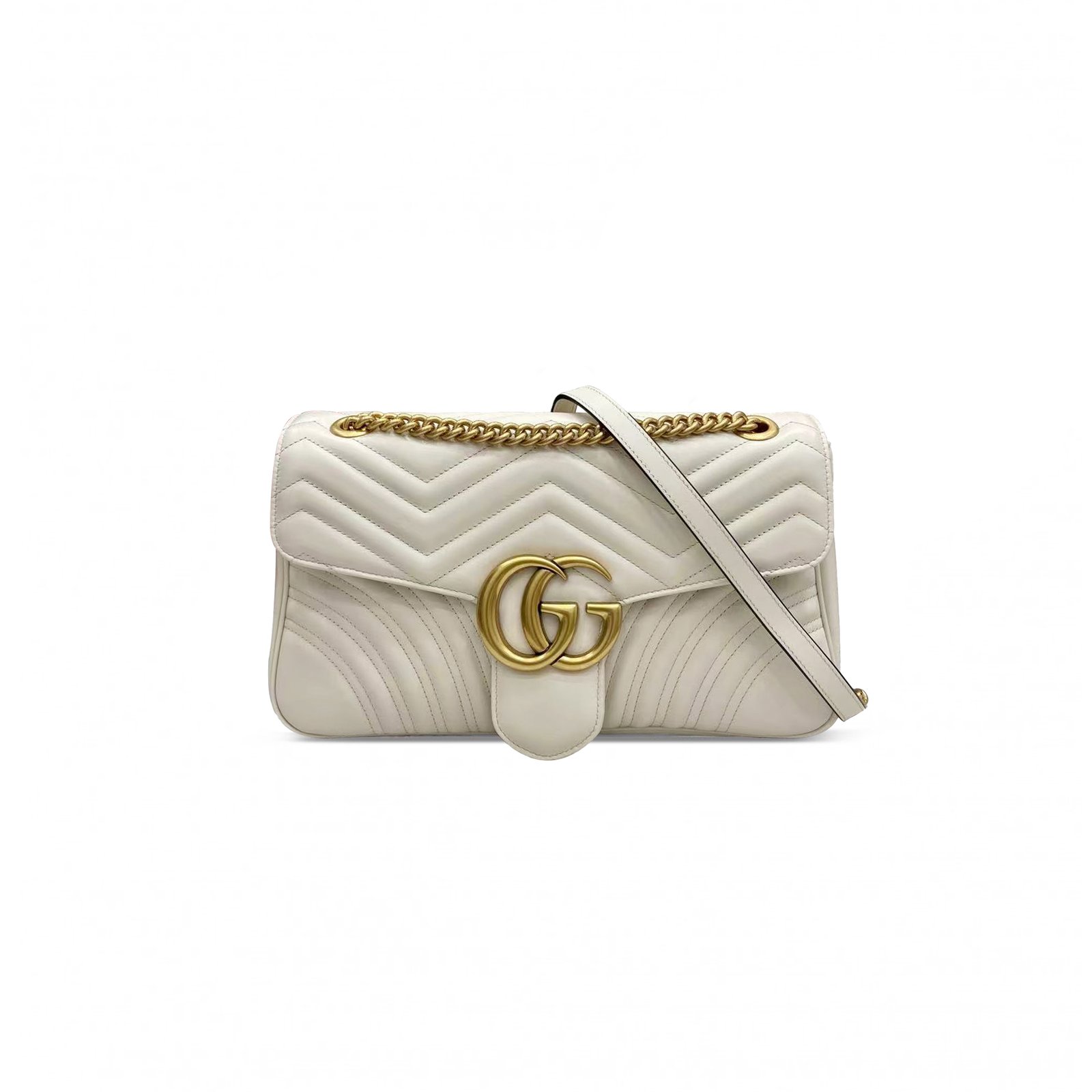 f577fd5ad646bf779e07398e2a11fb06562500dd GUCCI GG MARMONT SHOULDER BAG 443496-2 (31*19*7cm) - Image 1