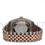 ROLEX STAINLESS STEEL 18K EVEROSE GOLD DIAMOND 36MM OYSTER PERPETUAL DATEJUST WATCH PINK JUBILEE 116231 - Image 2