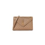 YSL BROWN ENVELOPE SHOULDER BAG 600185AACT72760 (31*22*7.5cm)
