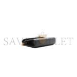 YSL MATELASSE CHEVRON MEDIUM SATCHEL BLACK 1187413 (24*17.5*6cm) - Image 3
