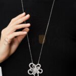 VAN CLEEF ARPELS FLOWERLACE CLIP AND PENDANT VCARP0I300 - Image 2