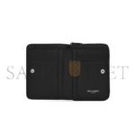 YSL CASSANDRE MATELASS� COMPACT ZIP AROUND WALLET IN GRAIN DE POUDRE LEATHER�668288BOW081000 (12*10*3cm) - Image 4