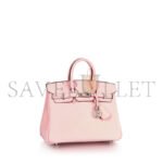 HERMES MASTER ROSE SAKURA SWIFT BIRKIN 25 SILVER BUCKLE 1487913 (25*20*13cm) - Image 3