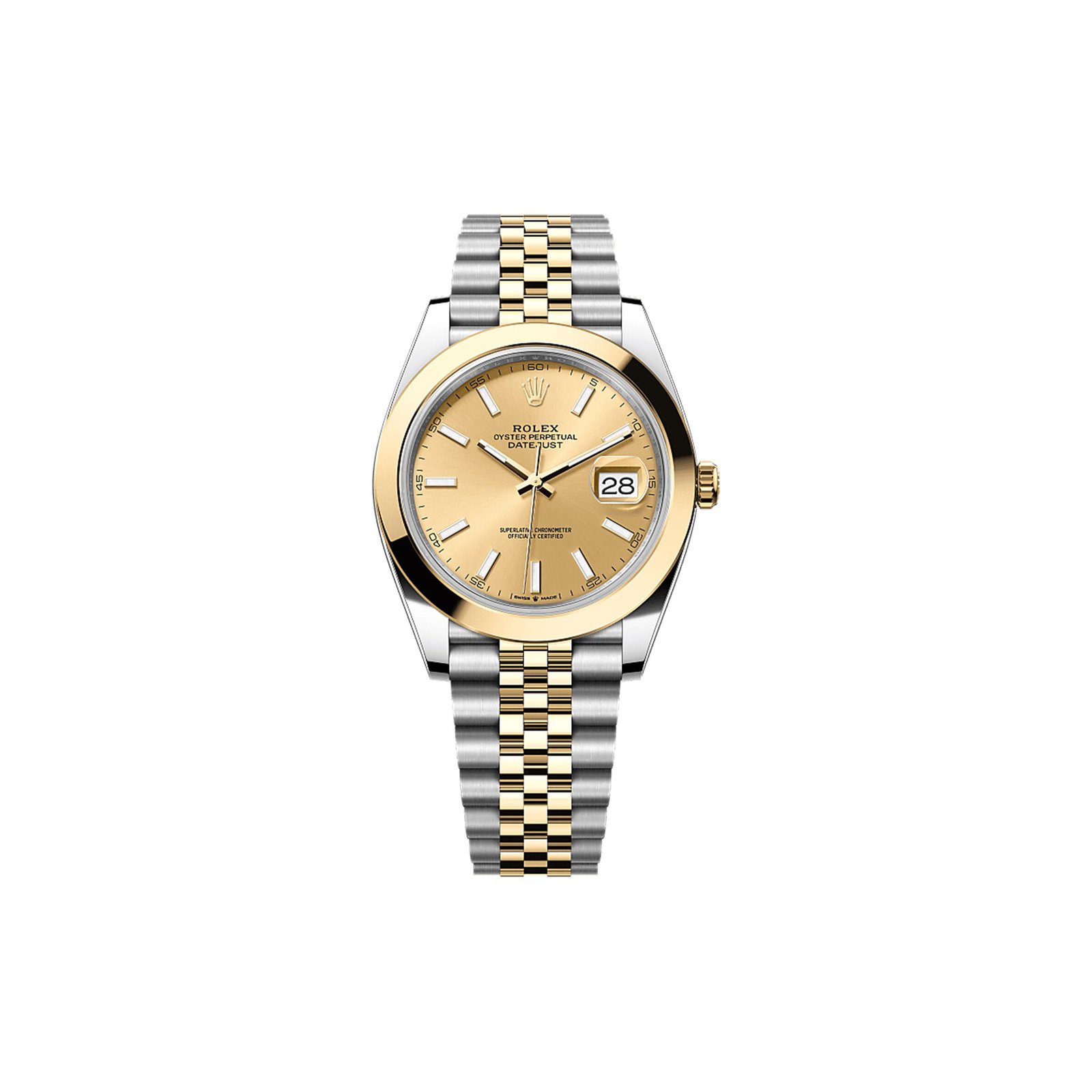 f832dcc855848905ce850463a43e7524a1aace6c ROLEX DATEJUST 41 OYSTER, 41 MM, OYSTERSTEEL AND YELLOW GOLD WATCH 126303-0010 - Image 1