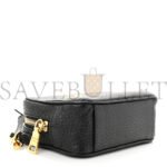 PRADA VITELLO DAINO MINI CAMERA CROSSBODY BLACK (16*10*6cm) - Image 4