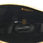 PRADA JACQUARD TRIANGOLO SYMBOLE EMBROIDERED MINI TRIANGLE SHOULDER BAG BLACK EDERA (27*15*5cm) - Image 4