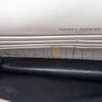 YSL CASSANDRE ENVELOPE CHAIN WALLET IN GRAIN DE POUDRE LEATHER 393953031754 (19*12.5*3.5cm) - Image 4
