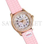 PATEK PHILIPPE AQUANAUT LUCE 'HAUTE JOAILLERIE' ROSE GOLD DIAMOND DIAL WATCH 5072R-001 - Image 3