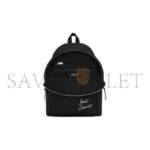 YSL SAINT LAURENT EMBROIDERED CITY BACKPACK IN CANVAS 534968FAAVV1070 (31*41*22cm) - Image 4