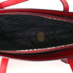 PRADA BRUSHED CALFSKIN MEDIUM RE-EDITION 1995 TOTE SCARLET (30*21*9cm) - Image 3