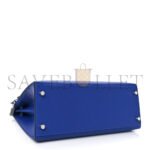 HERM�S MASTER EPSOM KELLY SELLIER 28 BLEU ELECTRIQUE (28*22*10cm) - Image 4