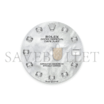 ROLEX DATEJUST 31 OYSTER, 31 MM, OYSTERSTEEL, WHITE GOLD AND DIAMONDS WATCH 278384RBR - Image 4