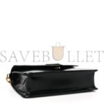 PRADA BRUSHED CALFSKIN ENVELOPE CHAIN CROSSBODY FLAP BLACK (19*13*5cm) - Image 3