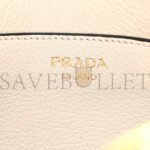 PRADA VITELLO DAINO CAMERA CROSSBODY BIANCO (19*12*2cm) - Image 5