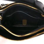 PRADA NEW CALFSKIN SMALL DEUX SHOULDER BAG BLACK (27*20*4cm) - Image 4