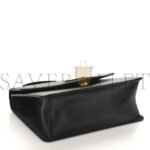 PRADA SAFFIANO SOFT CALFSKIN CHAIN SHOULDER BAG BLACK (20*13*6cm) - Image 3