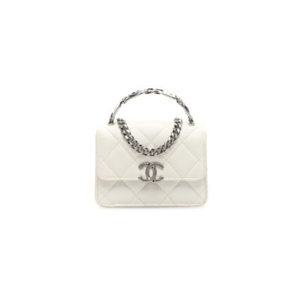 CHANEL CAVIAR QUILTED PICK ME UP CLUTCH WITH CHAIN (13*9.5*6cm)